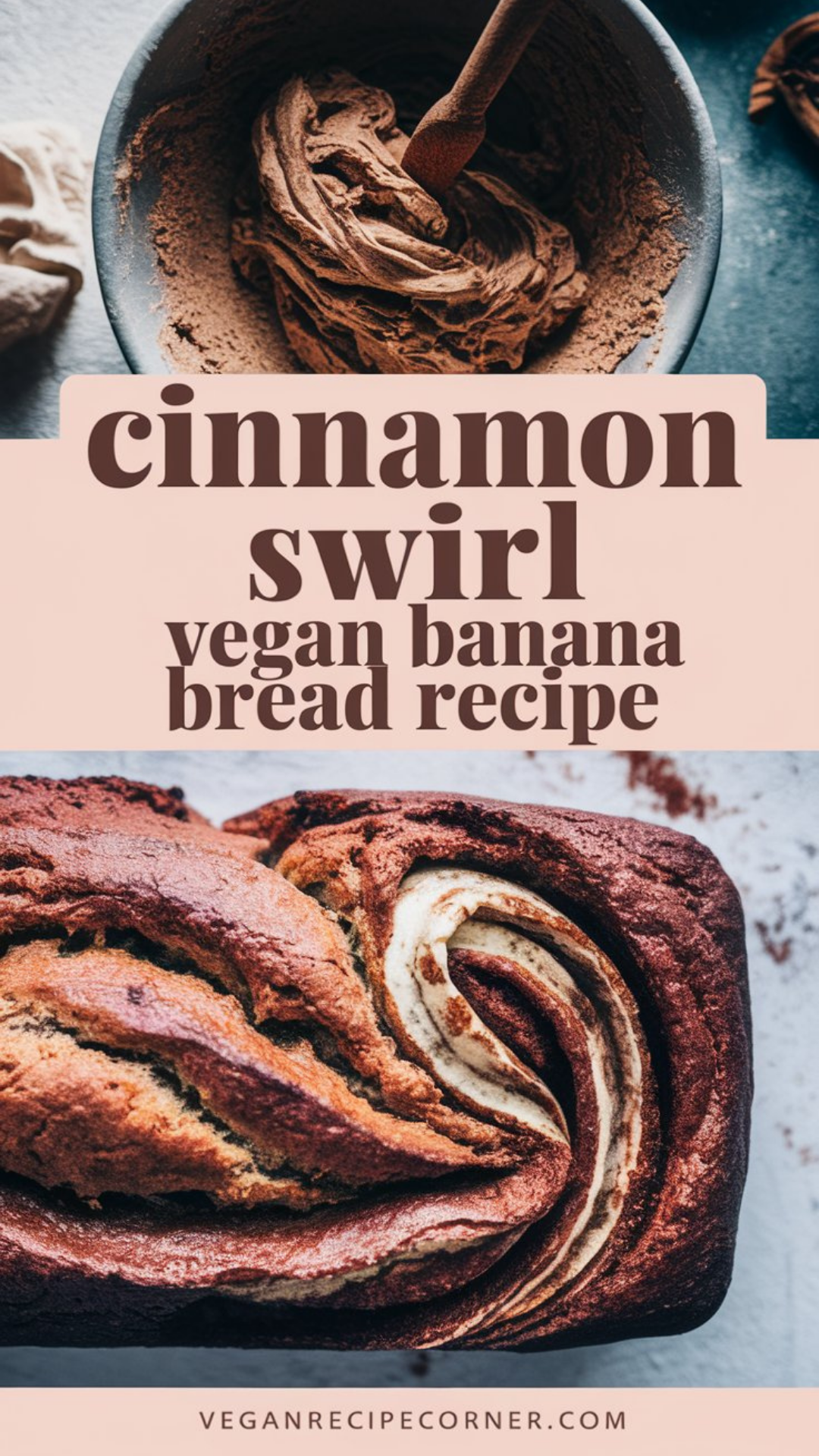 Cinnamon Swirl Vegan Banana Bread Recipe Cinnamon Swirl Vegan Banana Bread Recipe