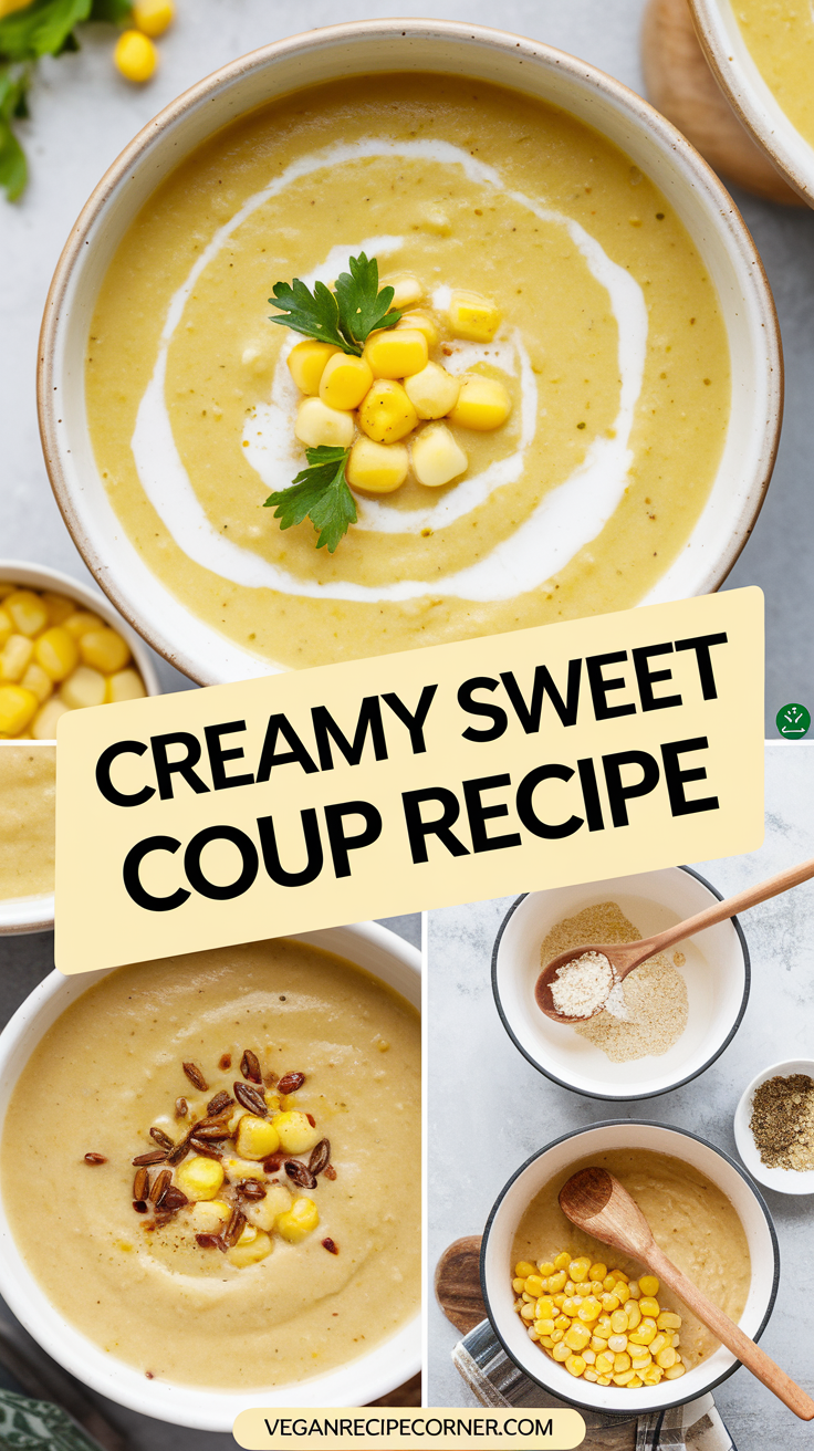 Creamy Sweet Corn Soup Recipe Creamy Sweet Corn Soup Recipe