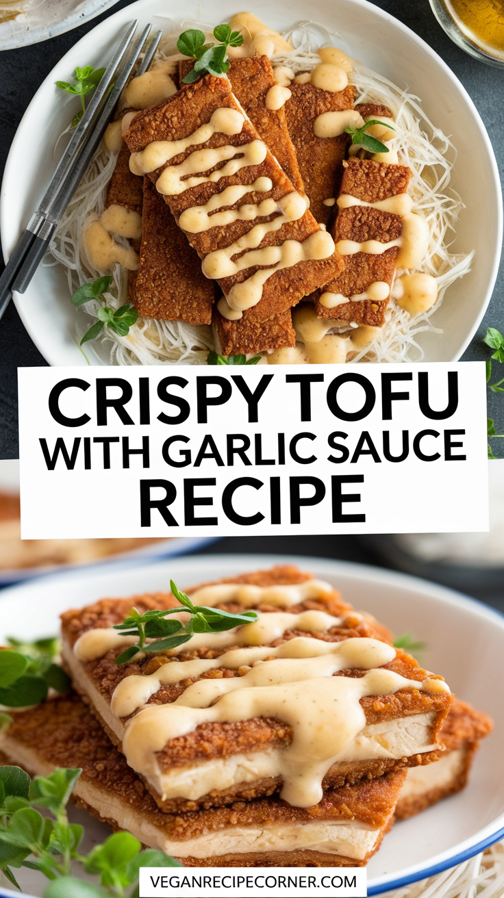 Crispy Tofu with Garlic Sauce Recipe Crispy Tofu with Garlic Sauce Recipe