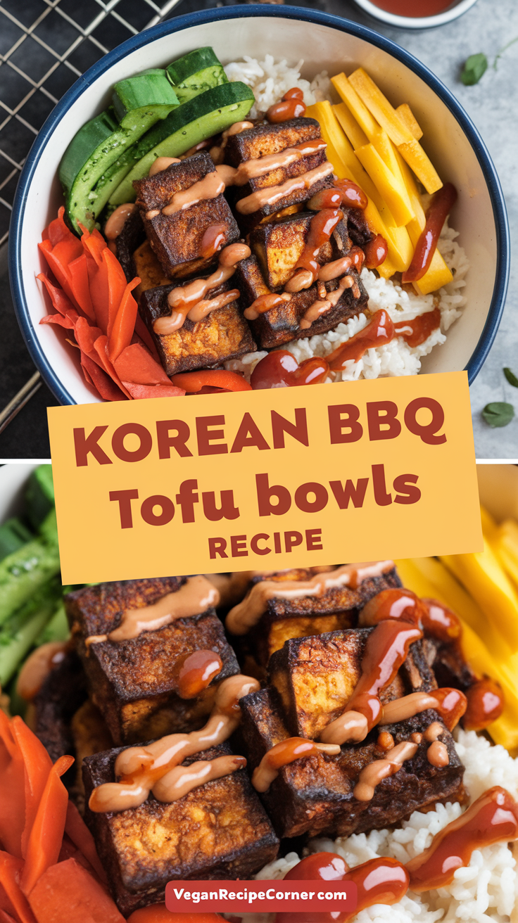 Korean BBQ Tofu Bowls Recipe Korean BBQ Tofu Bowls Recipe