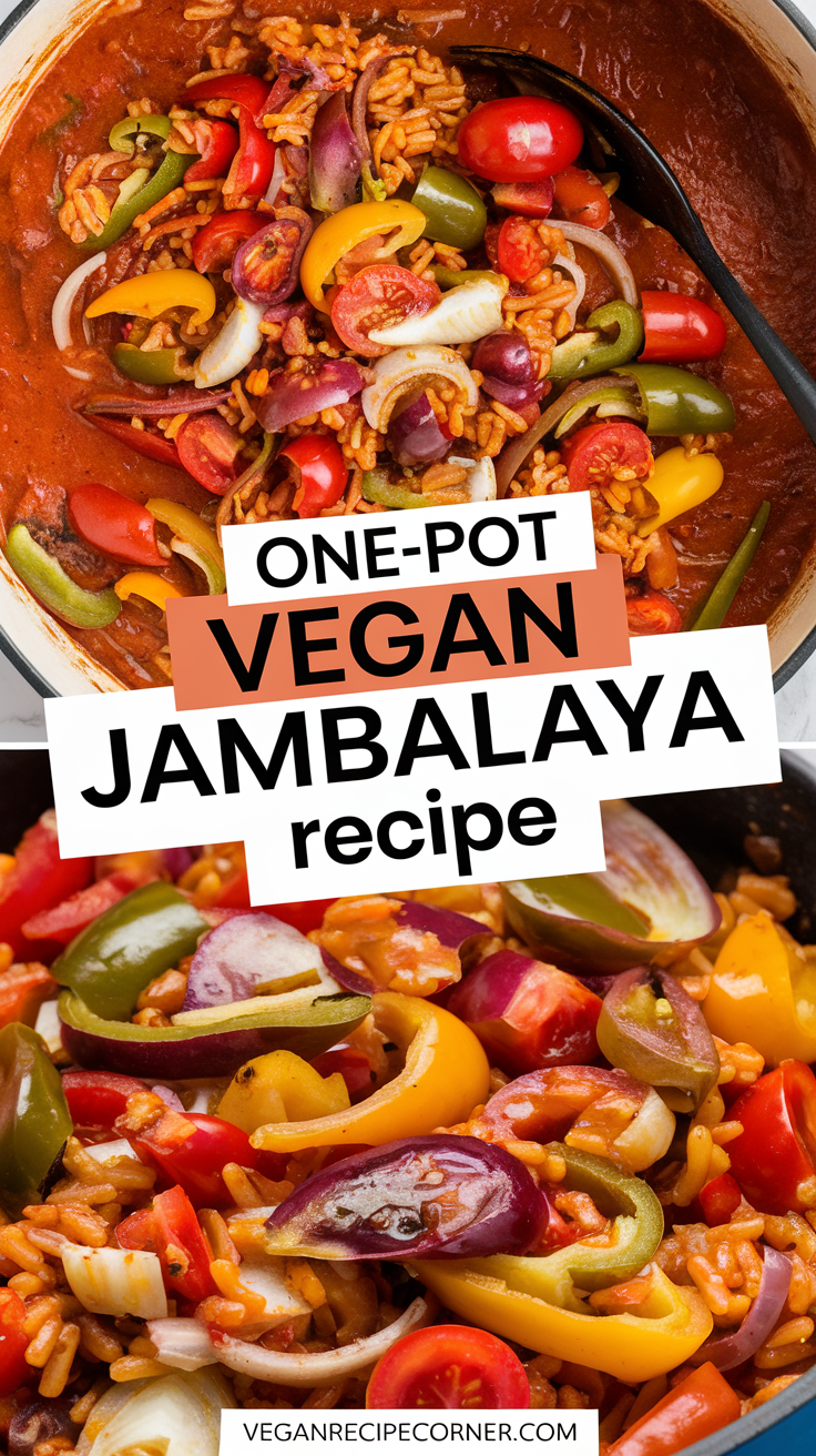 One-Pot Vegan Jambalaya Recipe One-Pot Vegan Jambalaya Recipe