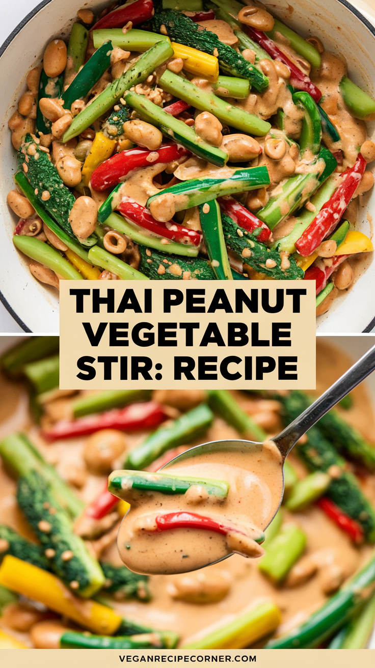Thai Peanut Vegetable Stir Fry Recipe Thai Peanut Vegetable Stir Fry Recipe