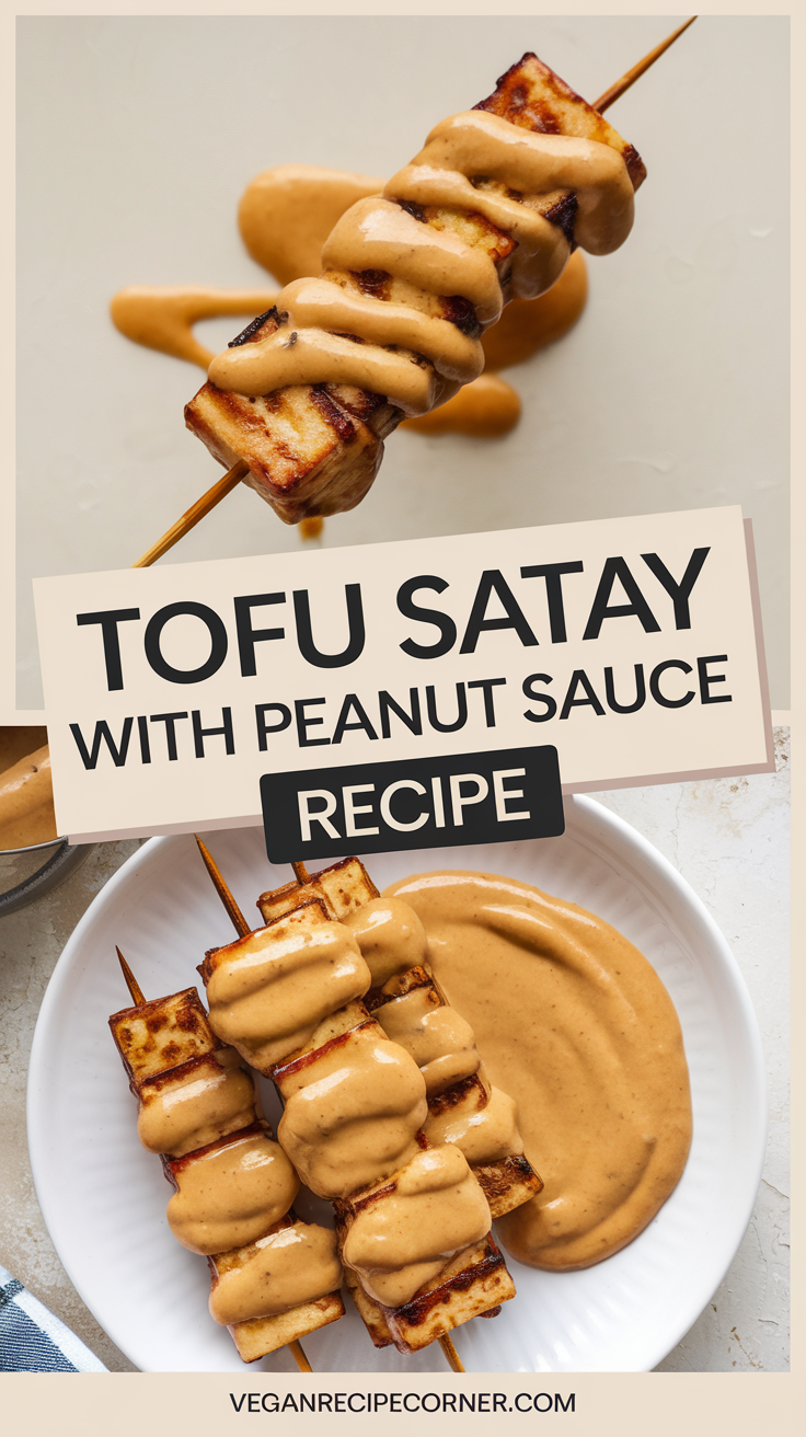 Tofu Satay with Peanut Sauce Recipe Tofu Satay with Peanut Sauce Recipe