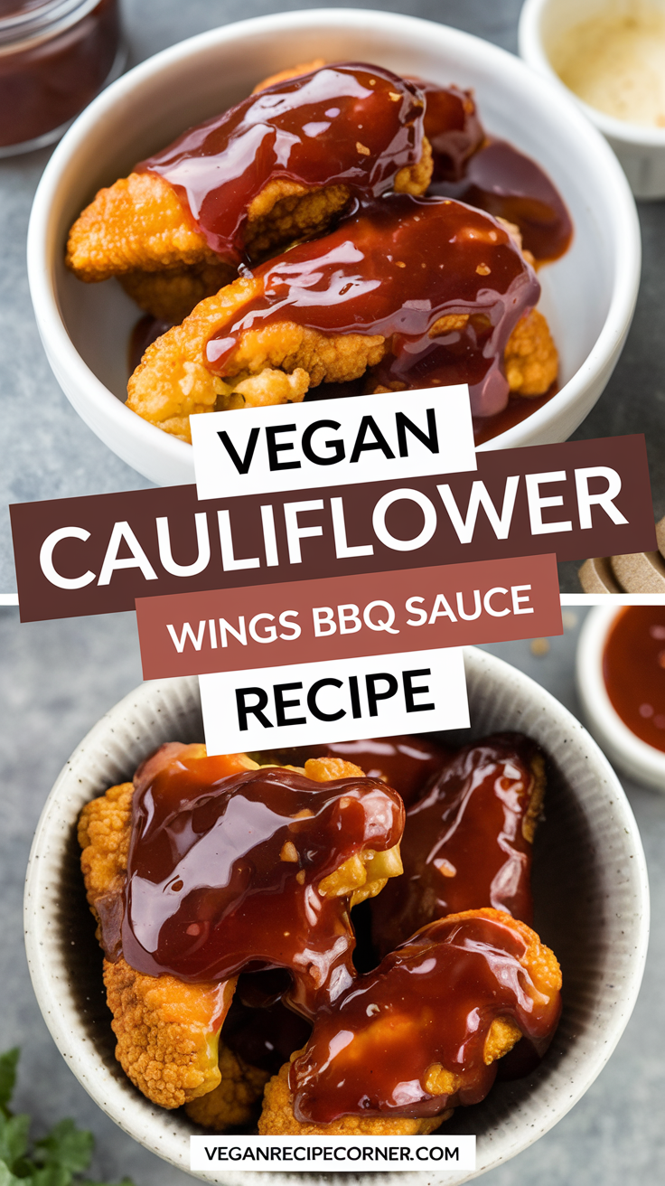 Vegan BBQ Cauliflower Wings Recipe Vegan BBQ Cauliflower Wings Recipe