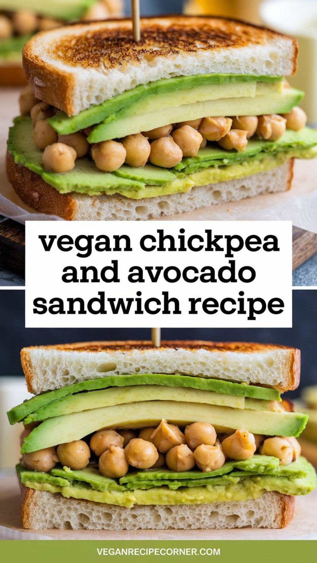 Vegan Chickpea and Avocado Sandwich Recipe Vegan Chickpea and Avocado Sandwich Recipe
