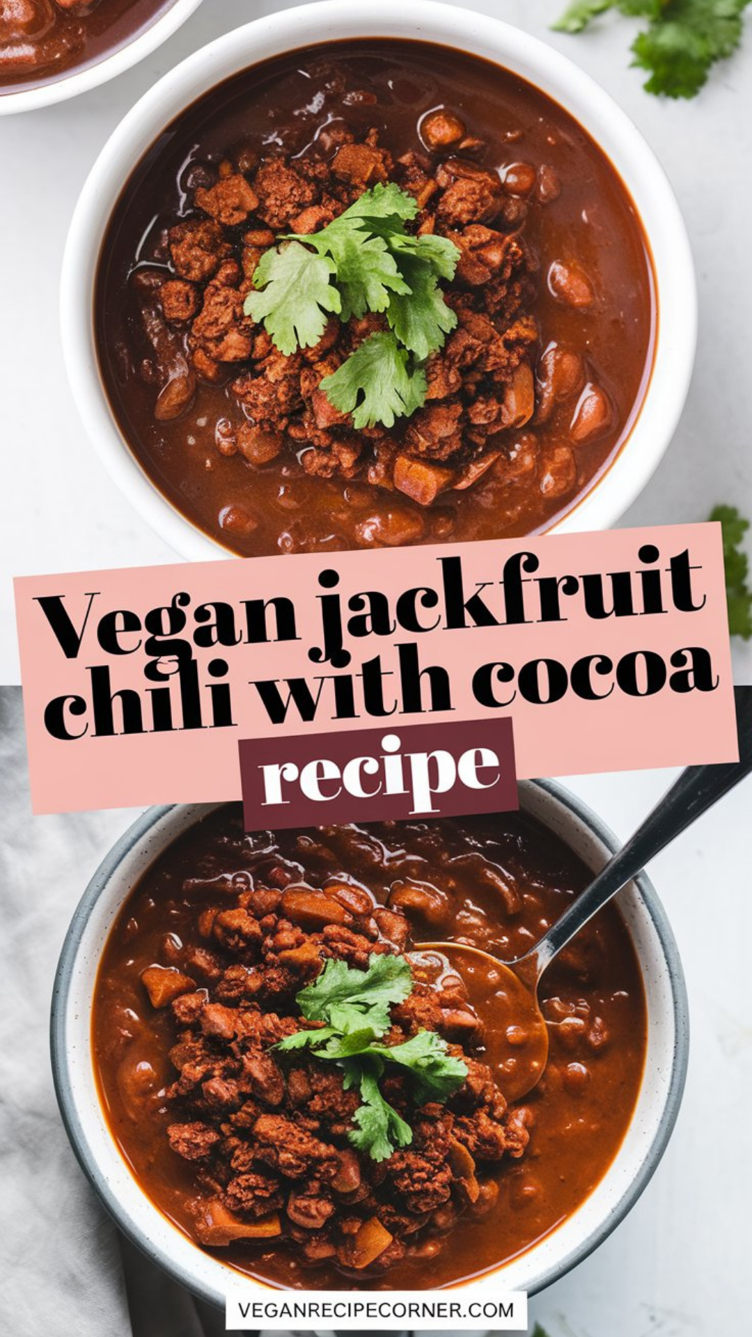 Vegan Jackfruit Chili with Cocoa Recipe Vegan Jackfruit Chili with Cocoa Recipe