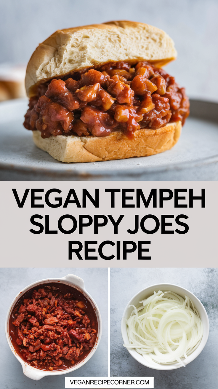 Vegan Sloppy Joes with Tempeh Recipe Vegan Sloppy Joes with Tempeh Recipe